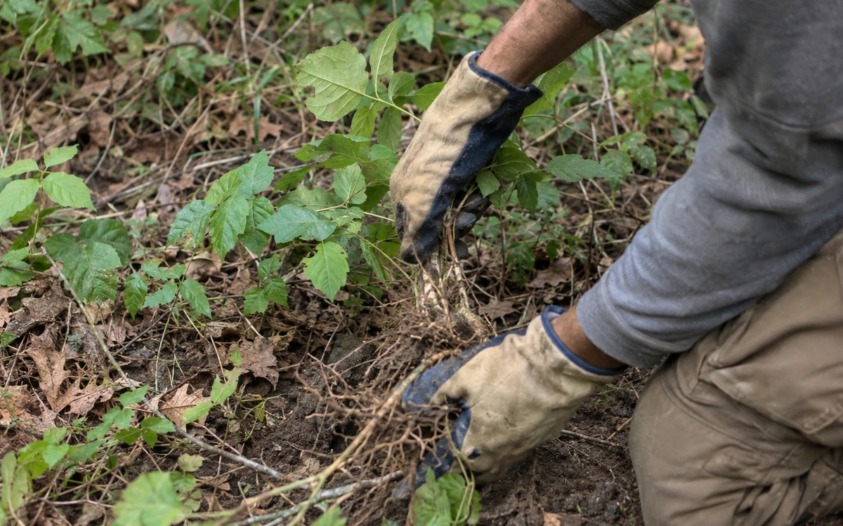 Poison ivy removal contractor